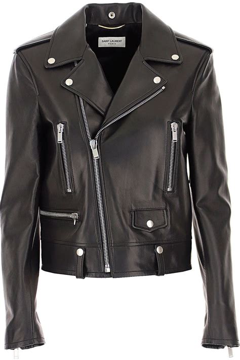 ysl leather jacket women's|Women's Leather .